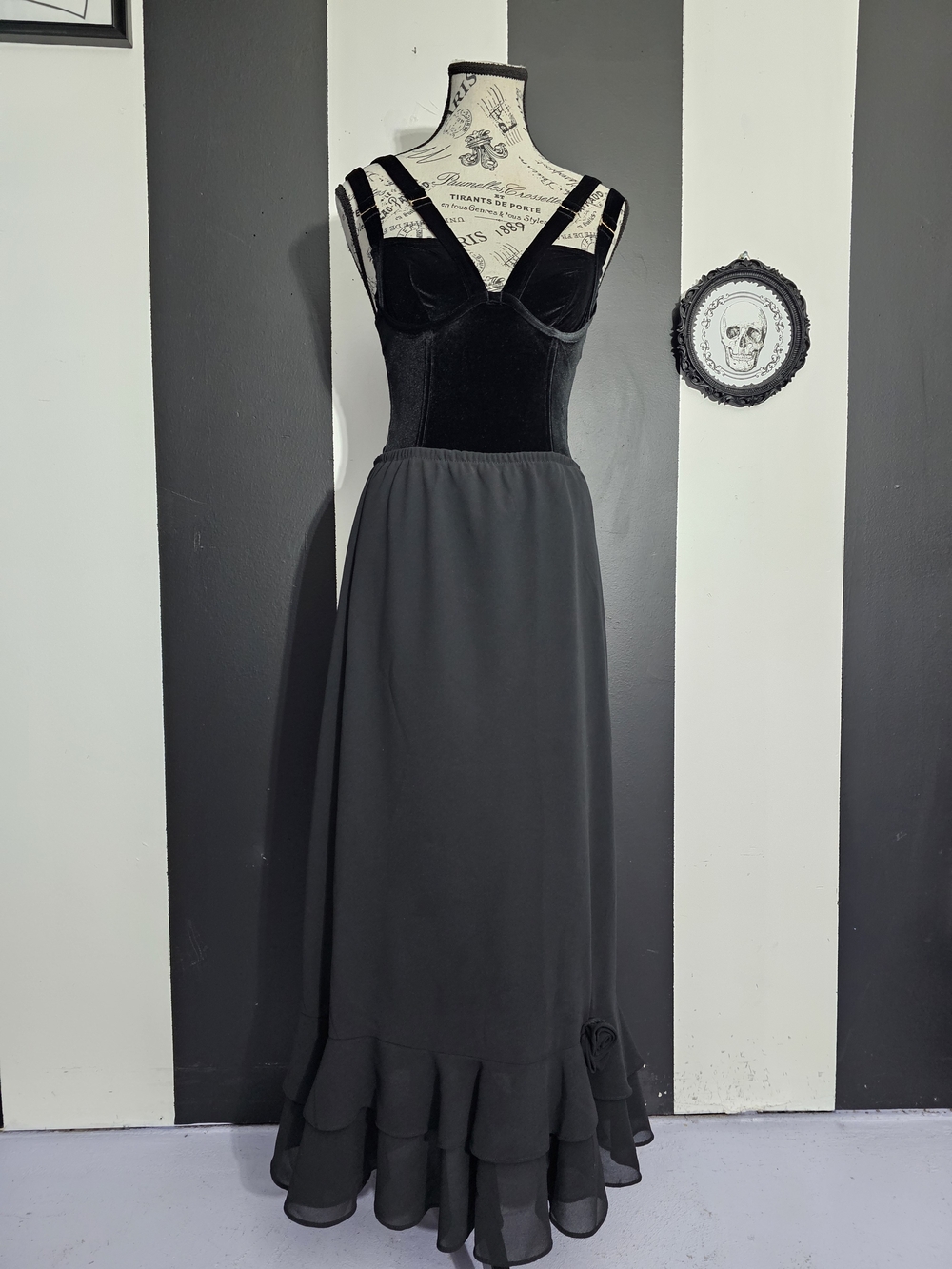 Chiffon Layeres Maxi Skirt